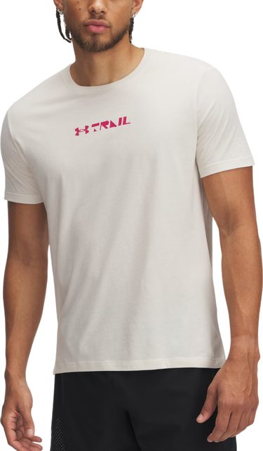 Majica Under Armour UA Trail Run Graphic Tee Bela | 1389812-279, 0