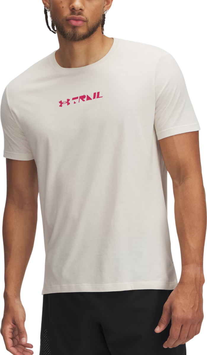Majica Under Armour UA Trail Run Graphic Tee Bela | 1389812-279