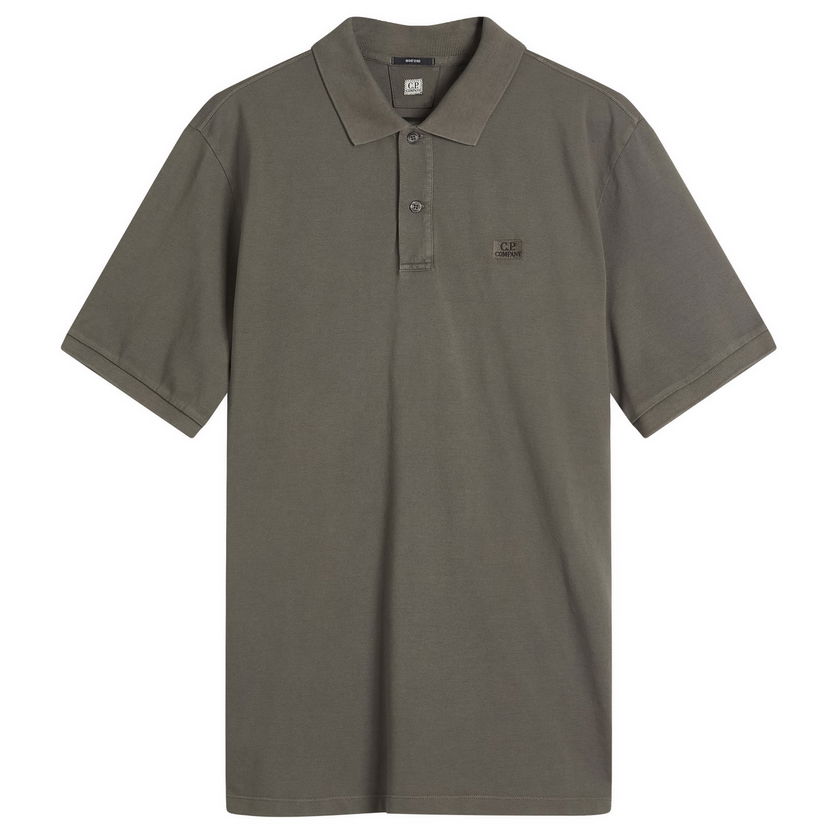 Polo majica C.P. Company C.P. Company Resist Dye Logo Polo Zelena | 18CMPL180A-110300R-GRY