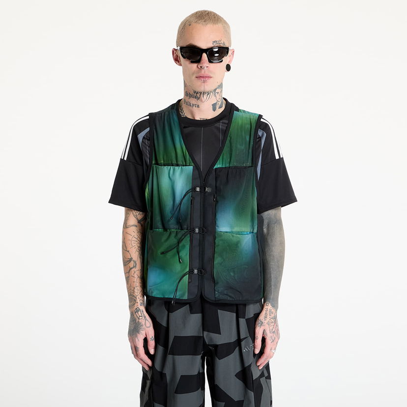 Telovnik Y-3 Y-3 Allover Print Mesh Vest Zelena | JL8300