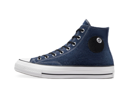Superge in čevlji Converse Stüssy 8-Ball x Chuck 70 High "Sargasso Sea" Mornarica | A03711C