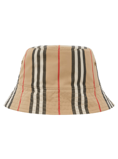 Klobuk Burberry Reversible Icon Stripe Bucket Hat Bež | 8039355