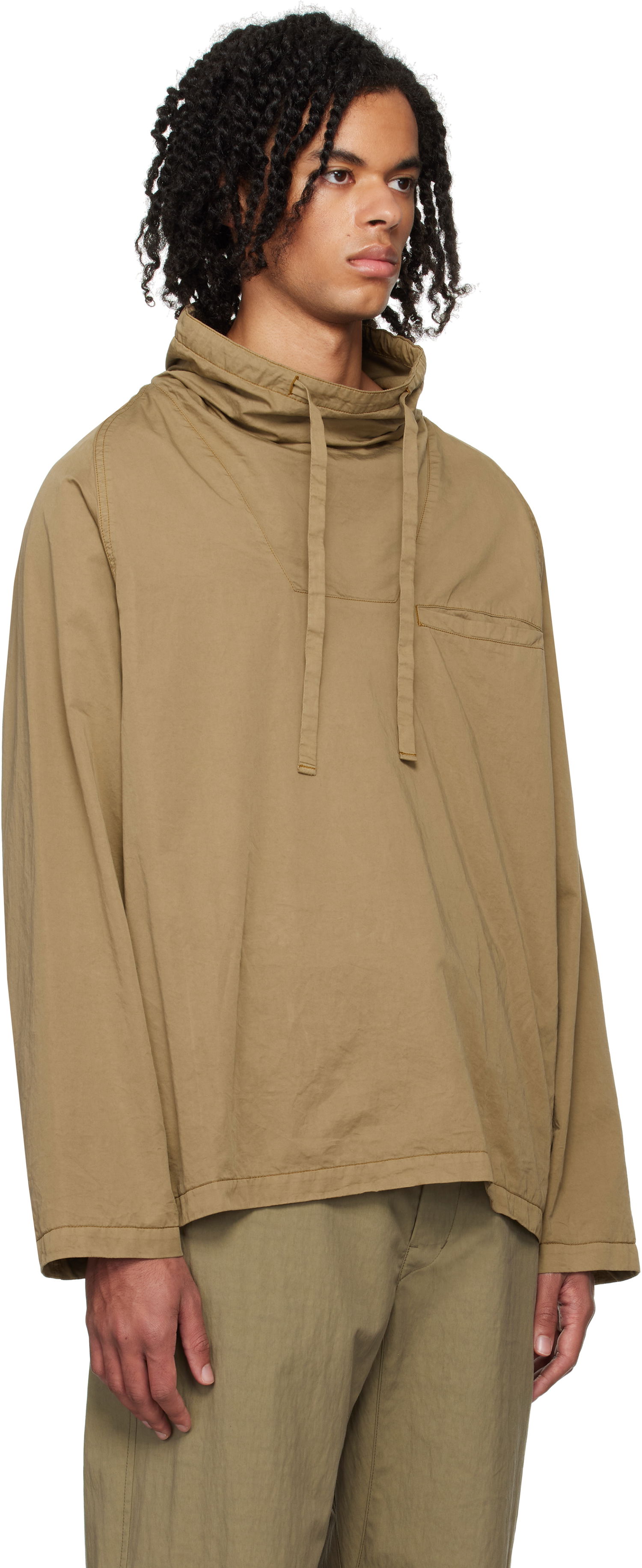Jakna LEMAIRE Lemaire Funnel Neck Jacket Bež | TO1311 LF1206, 1