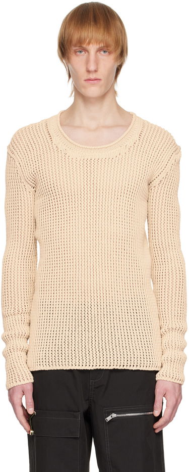 Pleteni pulover Dion Lee Grid Knitted Sweater Bež | C7163R23, 0