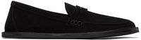 The Row Cary Suede Loafers