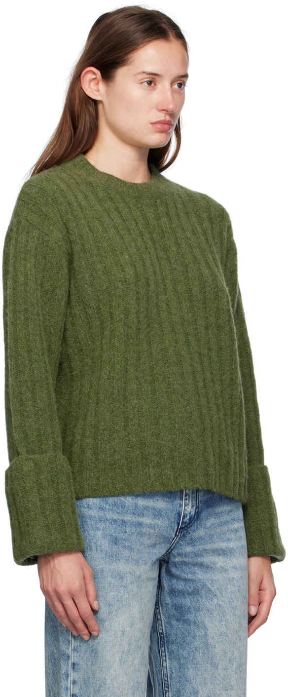 Pleteni pulover rag & bone Rag & Bone Stassi Crewneck Sweater Zelena | WAS24F066ON66, 1