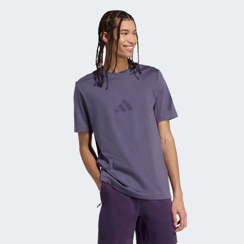 Majica adidas Performance Z.N.E. T-Shirt Lila | JW4740