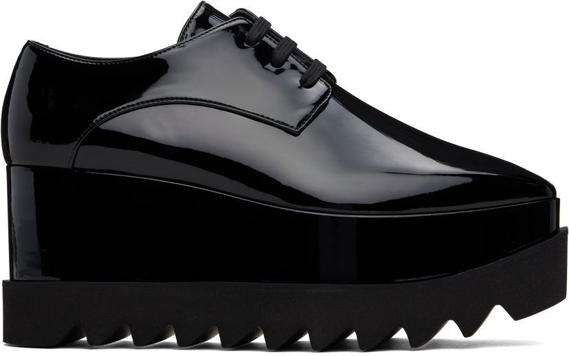 Superge in čevlji Stella McCartney Elyse Monochrome Platform Derbys Črna | 810479AP0AT0