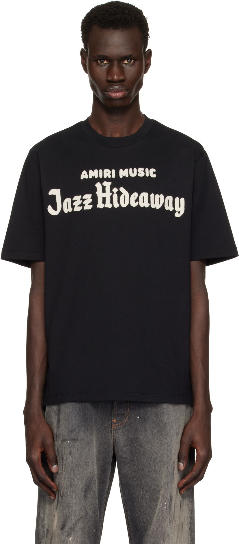 Majica AMIRI Amiri Music Jazz Hideaway T-Shirt Črna | AMJYTE1172