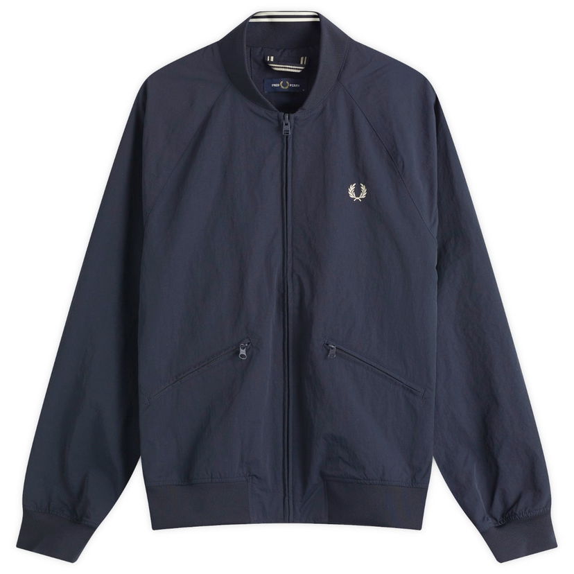 Bomber jakna Fred Perry Fred Perry Men's Textured Tennis Bomber Jacket Mornarica | J9039-608