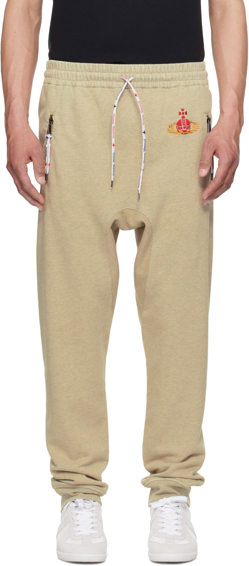Trenirka Vivienne Westwood Vivienne Westwood Football Sweatpants Bež | 3J01000W-J008P-
