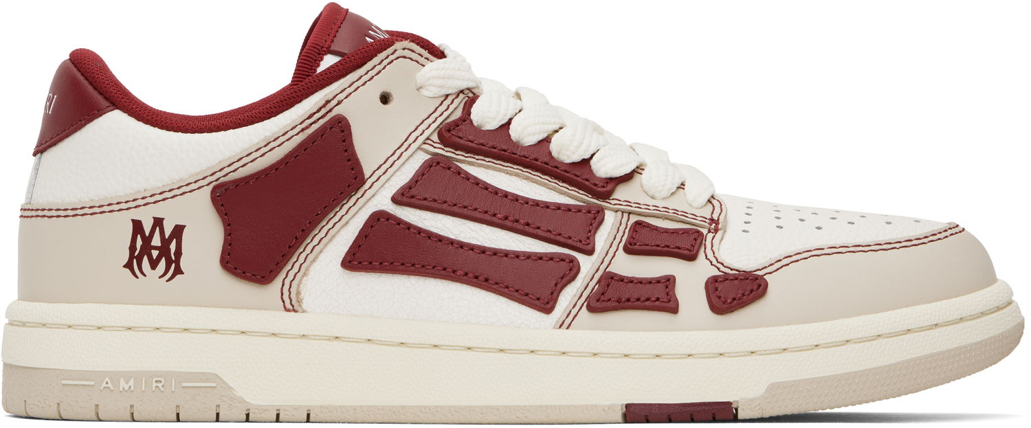 Superge in čevlji AMIRI Varsity Skel-Top Low Rdeča | AWFOSR1062, 0