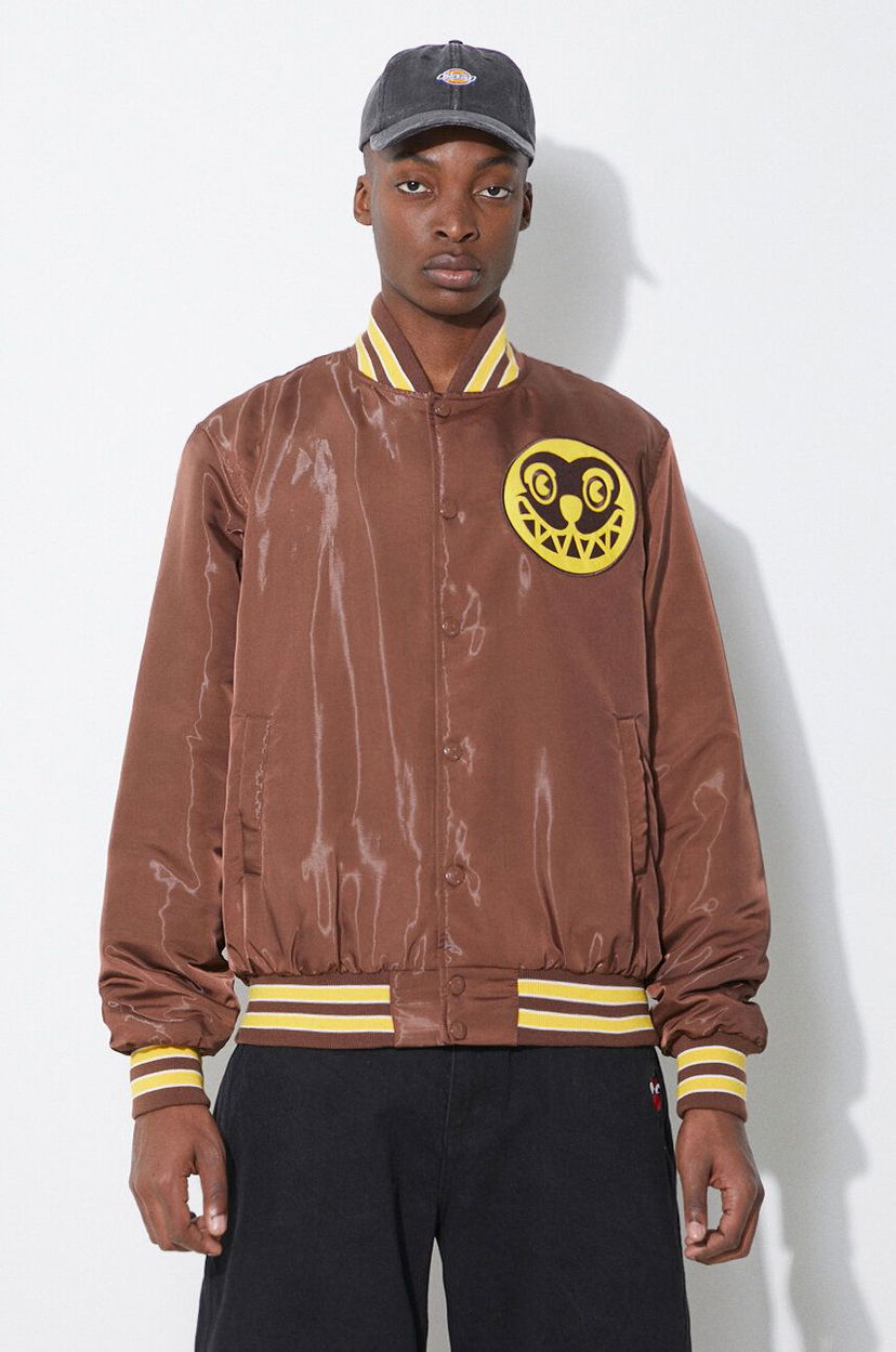 Bomber jakna BBC IceCream ICECREAM Satin Bomber Jacket Rjava | IC24107