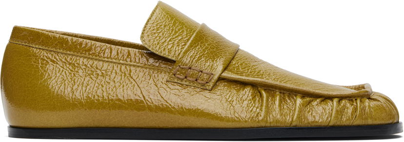 Superge in čevlji Jil Sander Jil Sander Patent Leather Loafers Rumena | J16WR0022_P8297