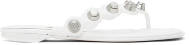 Superge in čevlji Alexander Wang Alexander Wang Rexa Thong Flat Sandals Bela | 30225S008, 0