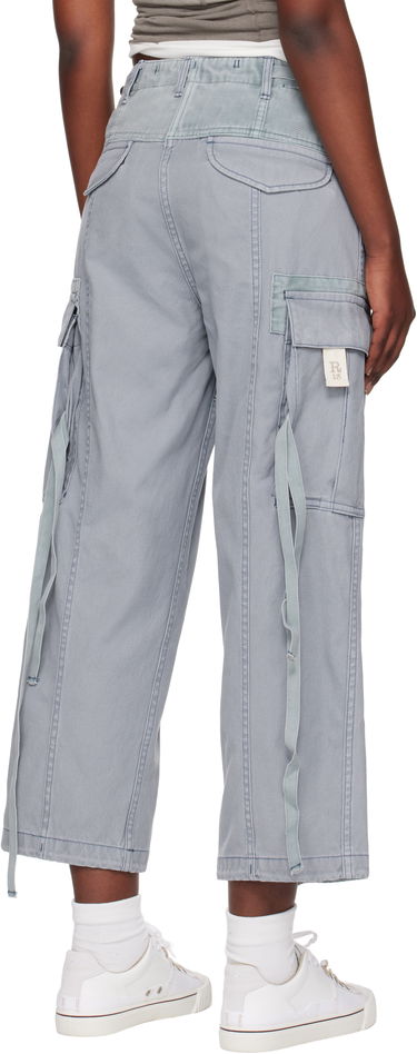 Cargo hlače R13 R13 Cropped Cargo Pants Siva | R13WD320-D279A, 2