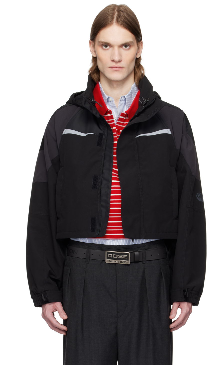 Bomber jakna Martine Rose Martine Rose Shrunken Sports Jacket Črna | 741WO10009