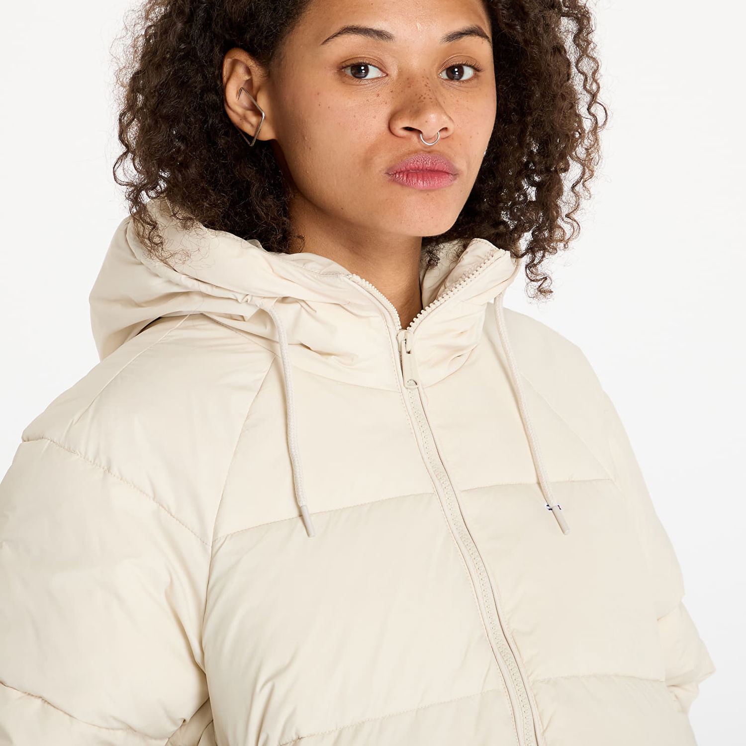 Puhovka Tommy Hilfiger Vail Puffer Jacket Beige Bež | DW0DW18841 ACG, 1