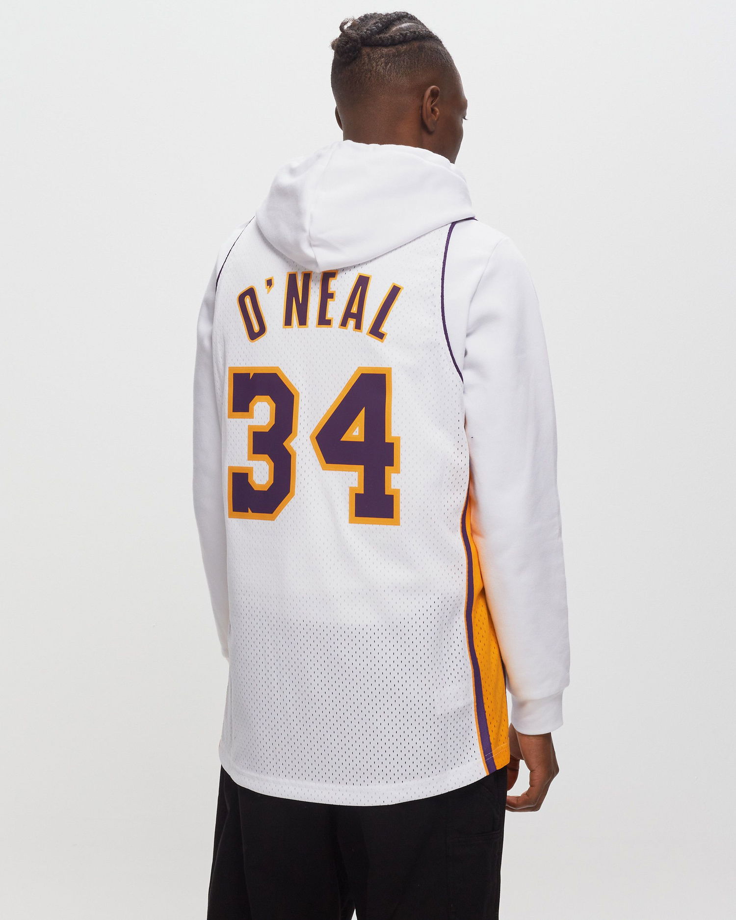 Dres Mitchell & Ness NBA Swingman Jersey Los Angeles Lakers Alternate 2002-03 Shaquille O'Neal #34 Bela | SMJY4442-LAL02SONWHIT, 1