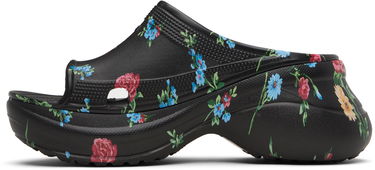 Superge in čevlji Balenciaga Balenciaga Crocs Edition Floral Pool Slides Črna | 677389W1S8G, 2