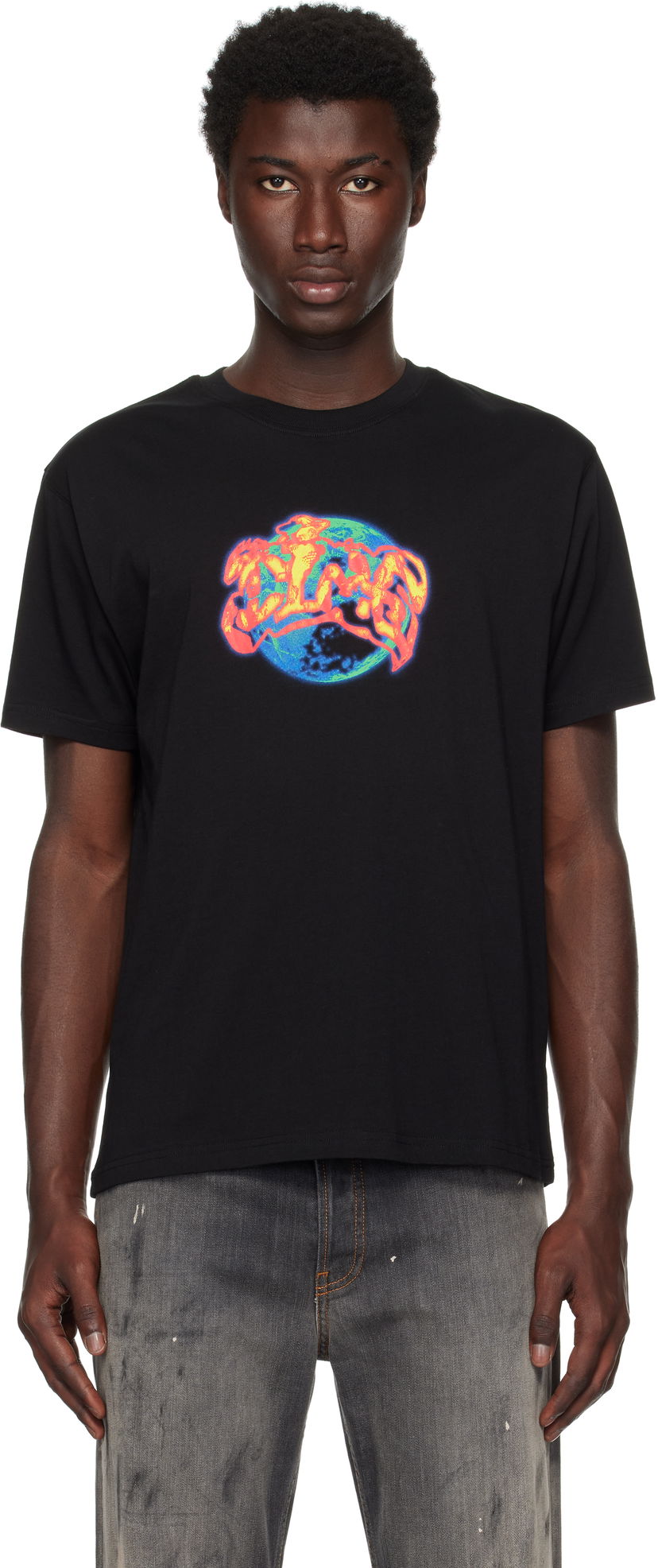Majica Dime Dime Global Graphic T-Shirt Črna | DIMESU2558BLK