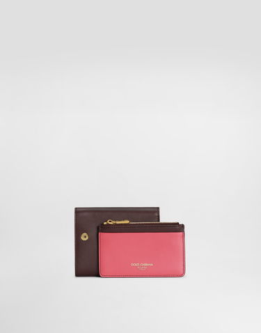 Denarnica Dolce & Gabbana Dolce & Gabbana Calfskin Wallet with DG Logo Bordo | BI3338A9M758K384, 3