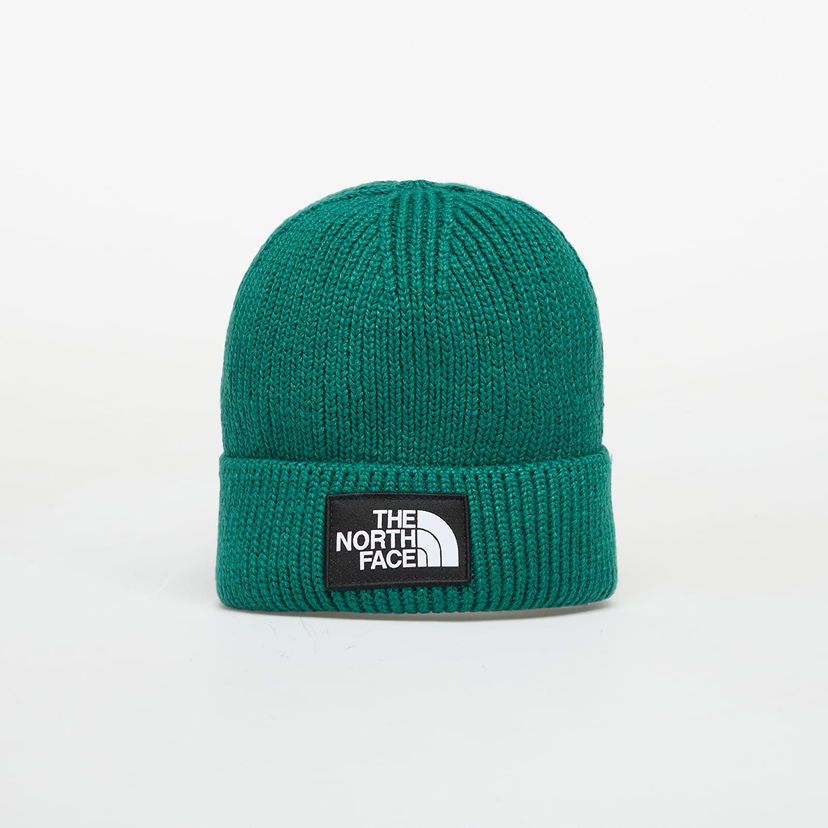 Beanie The North Face Logo Box Cuffed Beanie Zelena | NF0A8CHENL11
