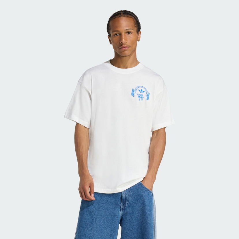 Majica adidas Performance Music Fests Graphic Tee Bela | KQ9955
