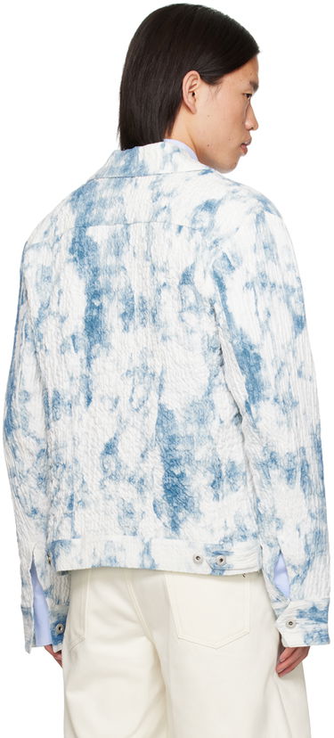 Jakna Feng Chen Wang Feng Chen Wang Printed Jacket Modra | FUS17JK23, 2