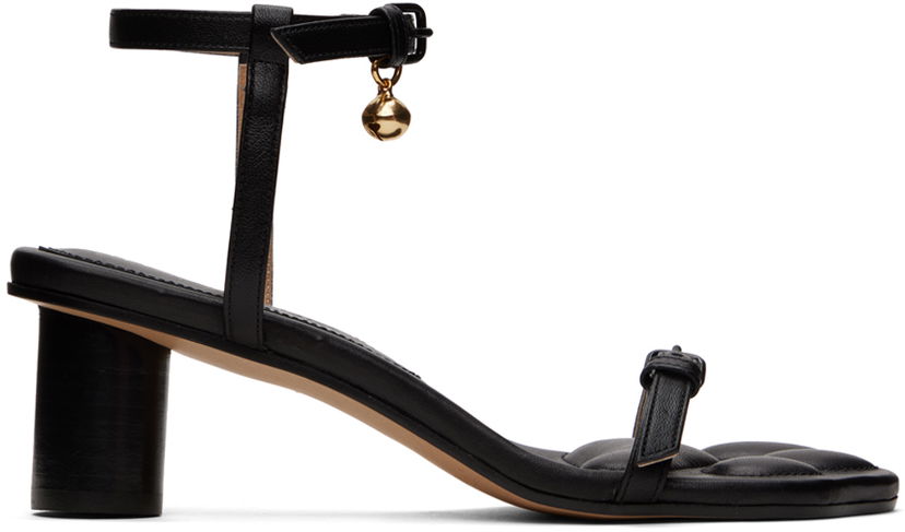 Nega čevljev JW Anderson JW Anderson Kitten Paw Heeled Sandals Črna | ANW42034A