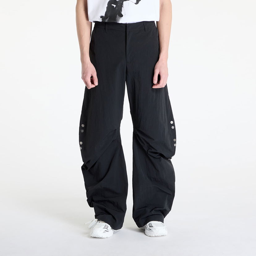 Cargo hlače HELIOT EMIL HELIOT EMIL Ferro Wide-Leg Trousers Črna | SS25_M_10_193_BLK01
