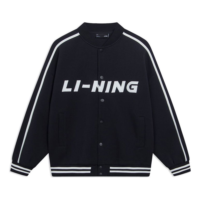 Bomber jakna Li-Ning Striped Graphic Baseball Jacket Mornarica | AWDT545-2