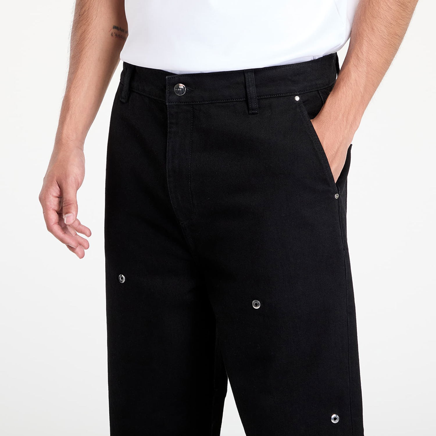 Kavbojke HELIOT EMIL HELIOT EMIL Lux Denim Trousers Črna | PREAW25_M_10_202_BLK01, 1