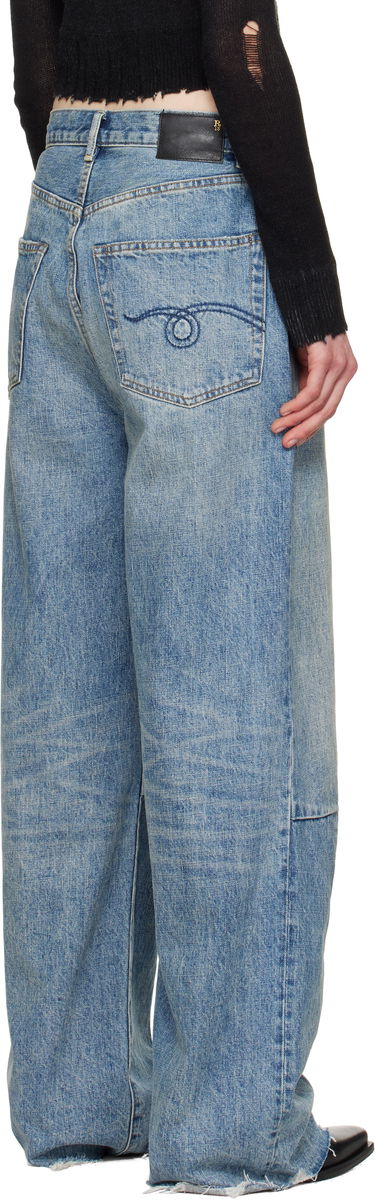 Kavbojke R13 R13 Wayne Articulated Knee Jeans Modra | R13WD146-D149C, 2