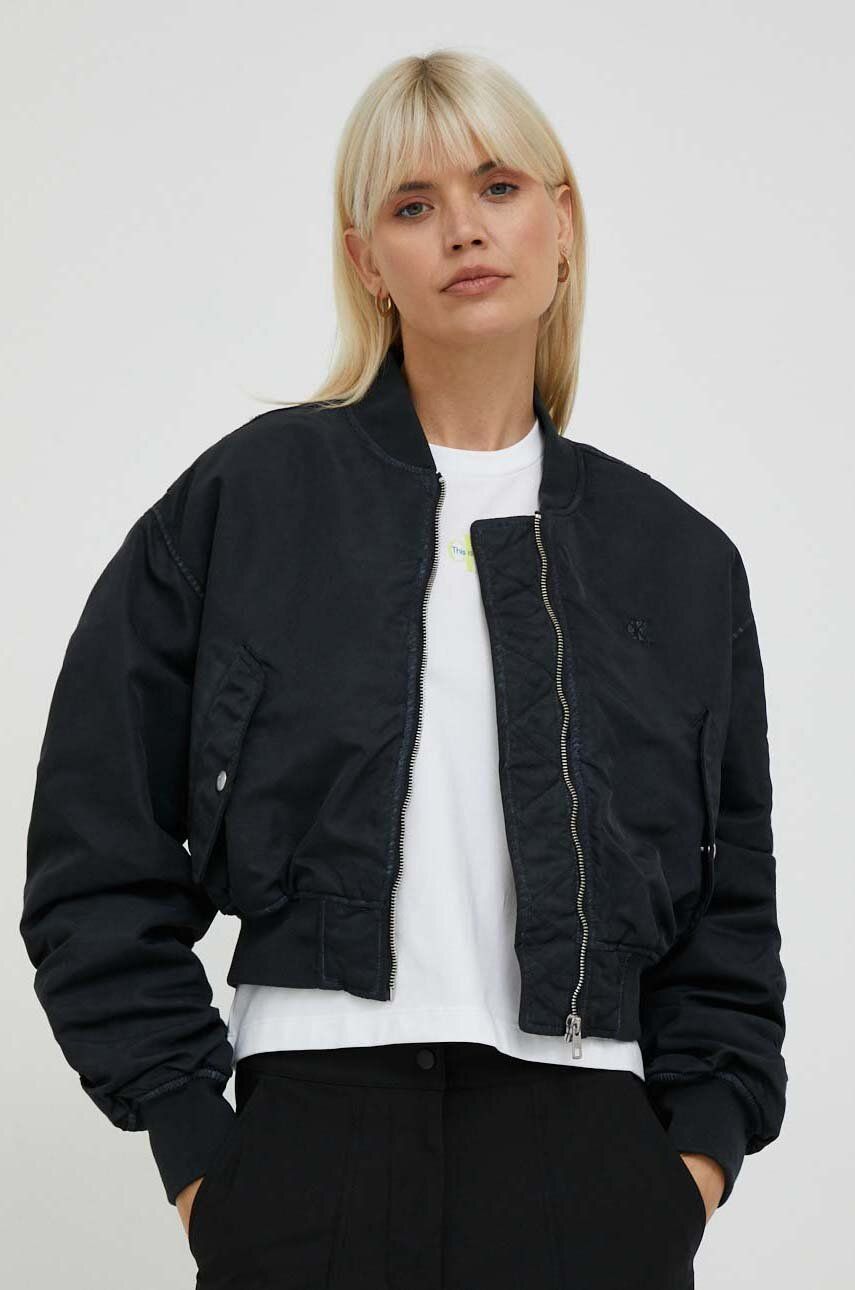 Bomber jakna CALVIN KLEIN Bomber Jacket Črna | J20J221378, 0