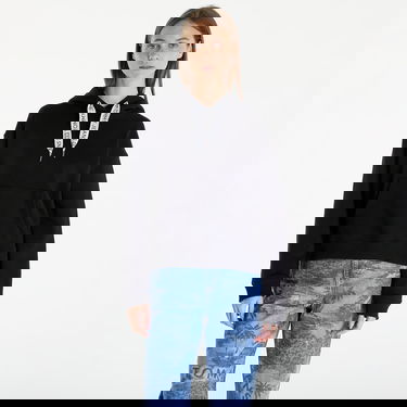 Pulover Tommy Hilfiger Boxy Logo Drawcor Hoodie Črna | DW0DW17794 BDS, 0