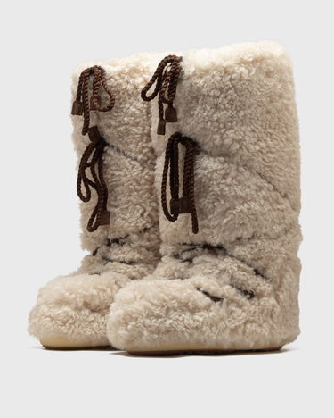 Superge in čevlji Moon Boot Icon Curly Extra Boots Bela | 80D1403070-L007, 1