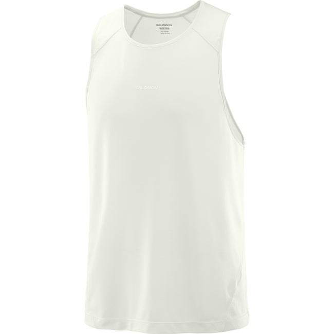 Majica brez rokavov Salomon Shakeout Core Tank Top Bela | LC2435800