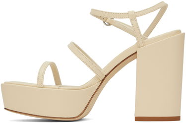 Modni dodatki Aeyde Aeyde Katalin Heeled Sandals Bež | A11-HS-ATNS11BL38-SS24-100-007, 2