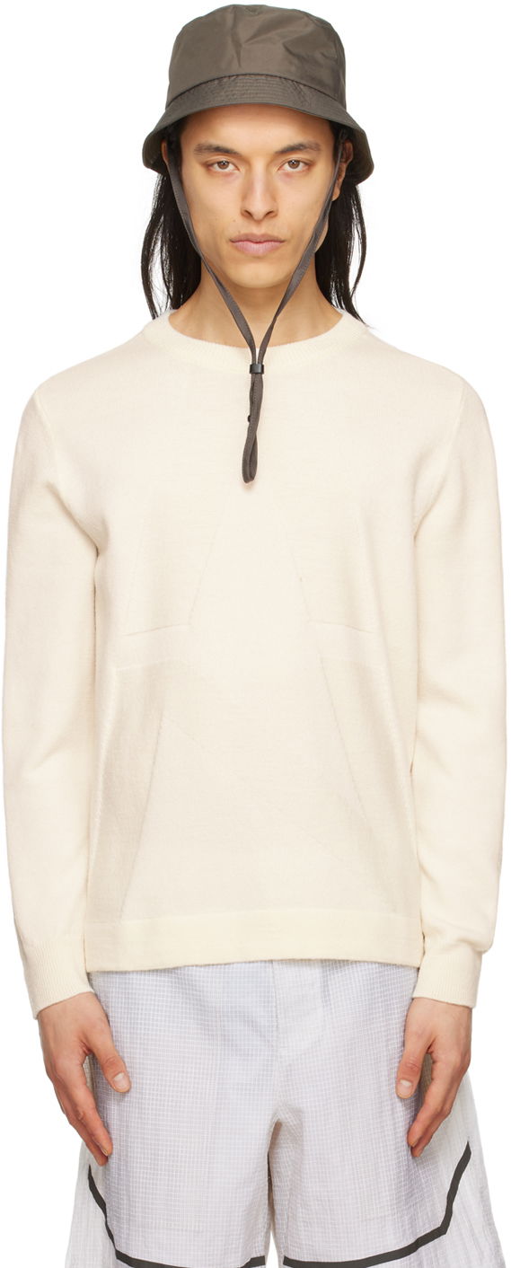 Pleteni pulover NORSE PROJECTS Norse Projects ARKTISK Hybrid Sweater Bela | N45-0569