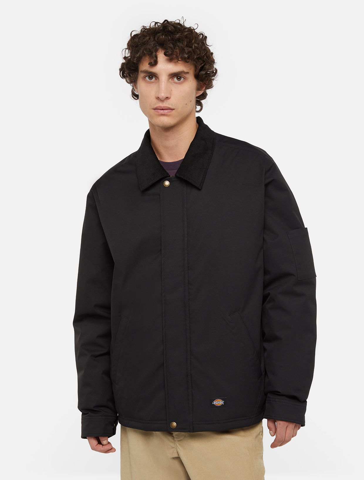 Jakna Dickies Plains Jacket Man Black Size XL Črna | 0A864X, 0