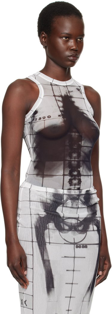 Obleke Jean Paul Gaultier Jean Paul Gaultier 'The Squeletor' Printed Bodysuit Bela | 25/33-F-BD058-T580-0100, 1