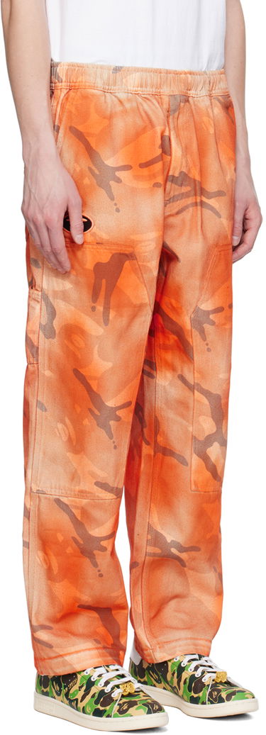 Cargo hlače AAPE by A Bathing Ape AAPE by A Bathing Ape Camo Cargo Pants Oranžna | AAPPTMA682XAMBGE, 1