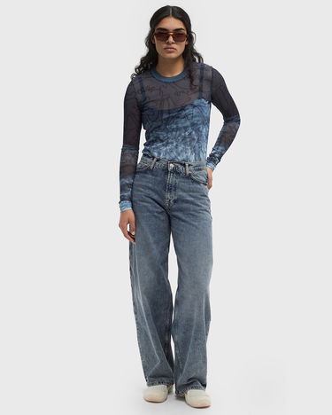 Kavbojke Samsoe Samsoe Samsøe & Samsøe SAHARPER Wide-Leg Jeans, Size M Modra | F24400109-AUTHENTIC, 1
