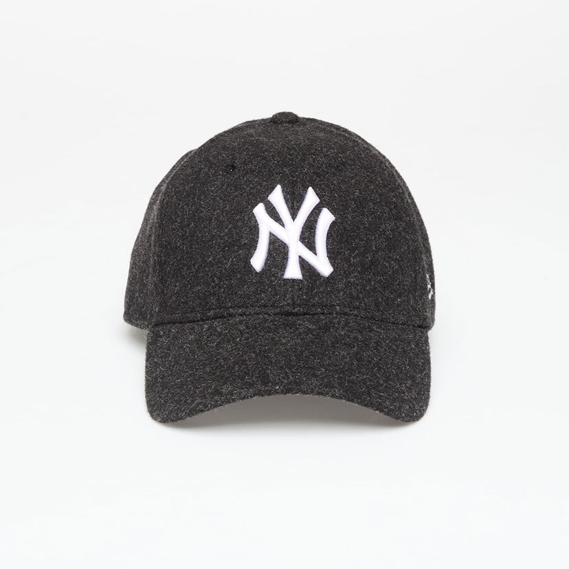 Kapa New Era New York Yankees MLB Melton Wool 9FORTY Adjustable Cap Siva | 60758970