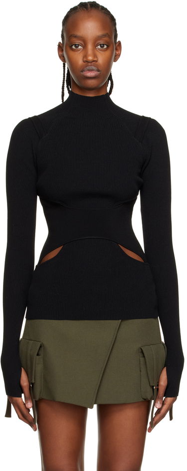 Pleteni pulover Dion Lee Dion Lee Interlink Turtleneck Top Črna | C7151R23, 0