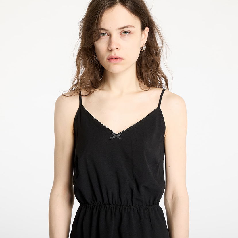 Obleke Tommy Hilfiger Tommy Jeans Essential Strap Dress Črna | DW0DW20613 BDS
