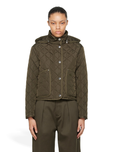 Jakna Burberry Quilted Jacket Zelena | 8075760