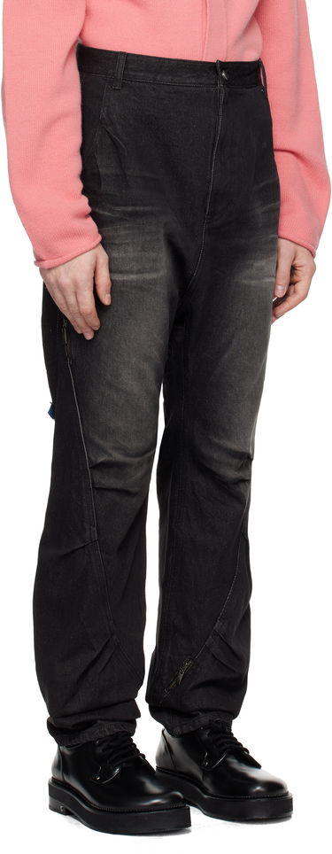 Hlače ADER ERROR Faded Black Denim Jeans Črna | BN01FWJE0108BK, 1