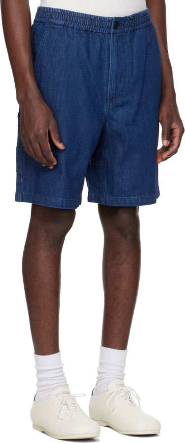 Kratke hlače A.P.C. A.P.C. Norris Denim Shorts Modra | COHAL-H10186, 1